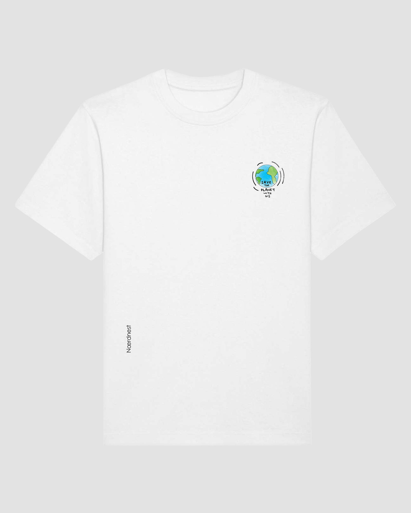 Cotton T-Shirt "Save the Planet with GIS"